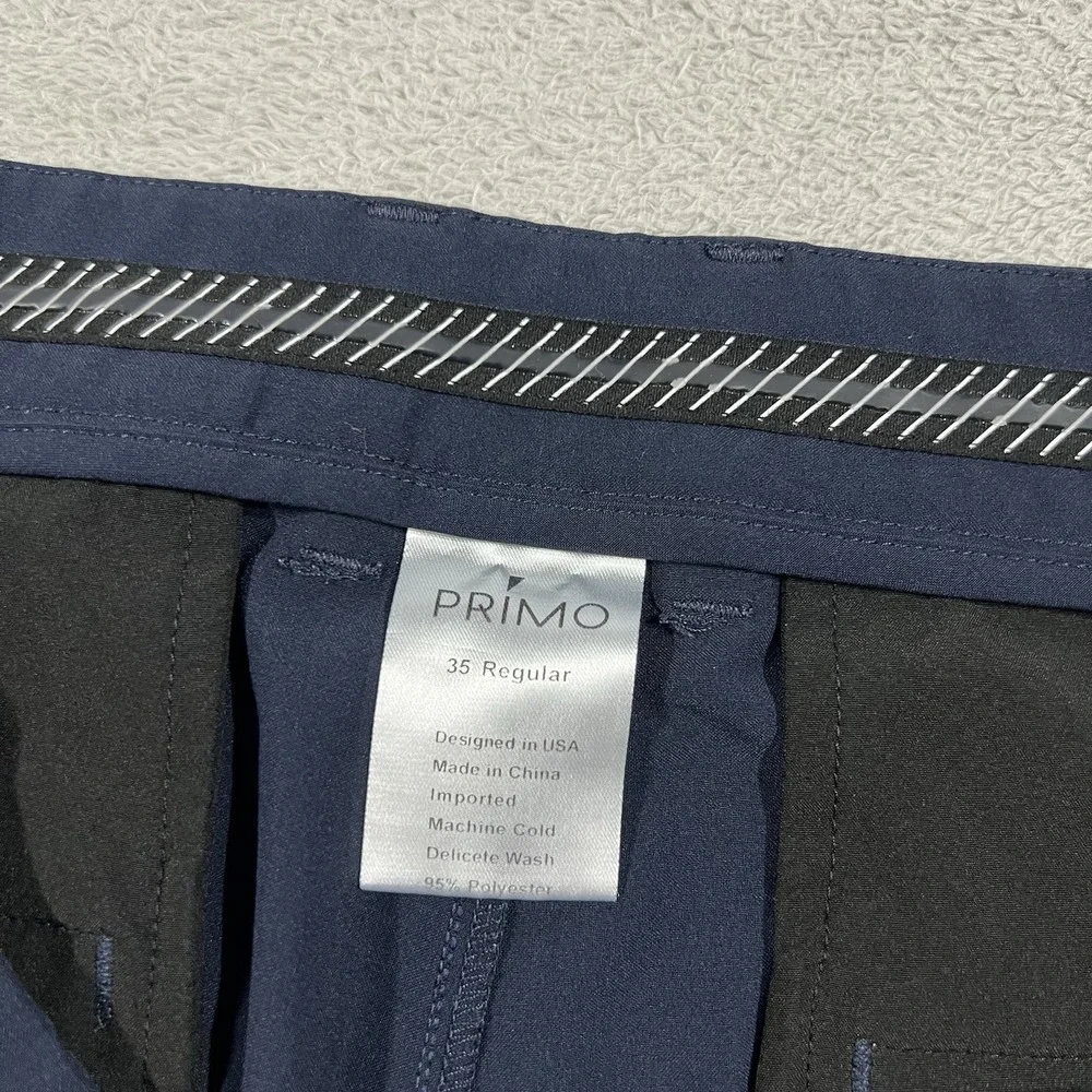 Primo Golf Pants Mens 35 Regular Blue Performance Joggers
